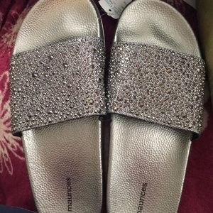 Gorgeous silver slides